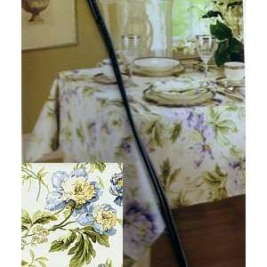 Waverly Forever Yours Bluebell Oblong Tablecloth 60 x 84 