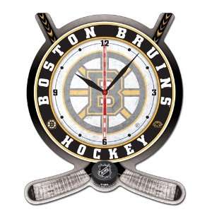  Boston Bruins NHL Hockey Crossed Sticks & Puck Hi Definition 