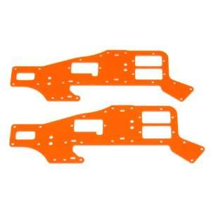  G10 Upper Frame Set, 2pc, Hi Vis Orange T Rex 450 Toys 