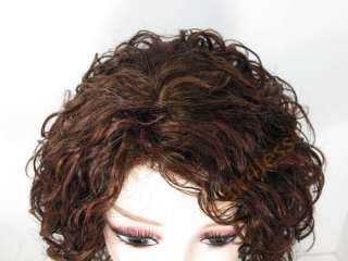 100% Human Hair Curly Full Wig MT H.SHEA Color Choice  
