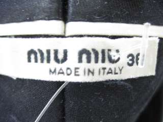 MIU MIU Gray Cropped Pants Slacks Trousers Sz 36  