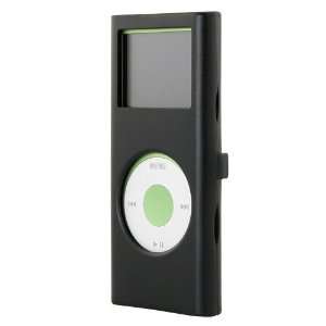 Aluminum Case for iPod Gen 2 nano, Black [Compatible with Apple iPod 