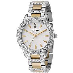 Fossil Womens Crystal Two tone Watch  
