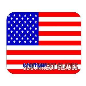  US Flag   Southwest Glades, Florida (FL) Mouse Pad 