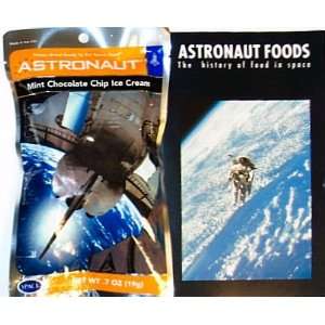  Astronaut Foods Book & Mint Chip Ice Cream Sports 
