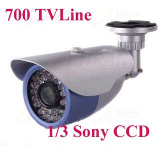 700TVL EFFIO E 1/3 SONY Exview CCD 2.8 12mm Zoom lens 30 IR Security 