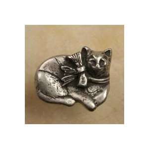 Calico Cat Sm. Rt (Anne at Home 580 Cabinet Knob 1.25 x 1 x 1 inches)