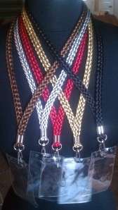 NEW LADIES LANYARD BRAIDED RIBBON, DIFFERENT COLORS TO CHOOSE FROM 