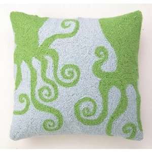  Green Octopuses Hook Pillow