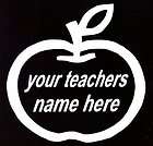 two 2 teachers apple decals $ 4 99  see suggestions