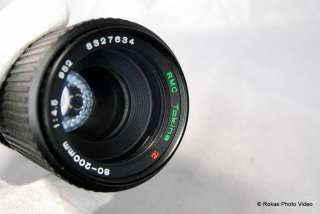 Canon Tokina 80 200mm f4.5 FD lens manual focus zoom  