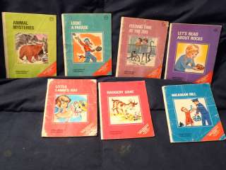 Lot of 7 Rand McNally Small Paperback Childrens Books  