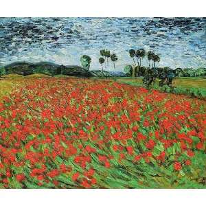    Field of Poppies Vincent van Gogh Hand Painted Art