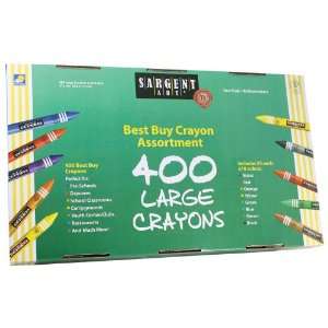  Sargent Art 55 3250 400 Count Large Crayon, Besy Buy 