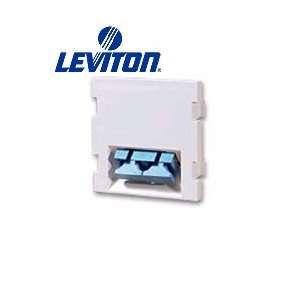  Leviton 41292 2CE MOS Insert Duplex SC Fiber Adapter with 