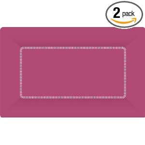  Ideal Home Range Cafe Paper Plates, Zing Raspberry, 12 X 7 