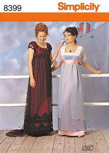 Titanic Roses Jump & Swim Dress   Simplicity 8399 Sewing Pattern 