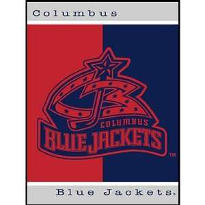  Columbus Blue Jackets 60x80 All Star Collection Blanket 