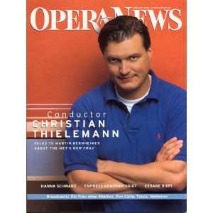  Opera News Magazine January 2002 Issue Rudolph, et al 