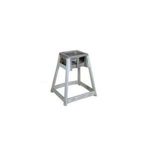   Hospitality 877BRN   High Chair Infant Seat w/ Brown Seat, Gray Frame