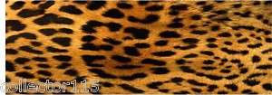 Safari Leopard Skin Edible Cake Image Designer Strip  
