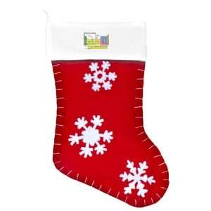   Christmas Stocking Red Periodic Table of Elements 