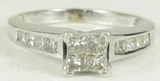 HiEnd 14K Gold 1.00ctw H VS Princess Diamond Engagement Ring Retail $ 
