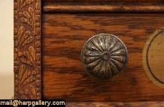 Coats 1885 Oak Spool Cabinet, Jewel Chest  