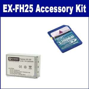  Casio Exilim EX FH25 Digital Camera Accessory Kit includes 