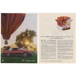  1980 Cadillac Coupe deVille Hot Air Balloon 2 Page Print 