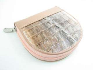 Genuine Crocodile Tail Skin Leather Wallet Coin Purse  