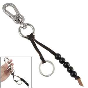  Como Lady Lobster Hook Black Beads Key Chain Handbag Decor 