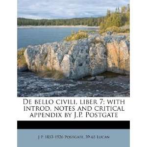  De bello civili, liber 7; with introd. notes and critical 