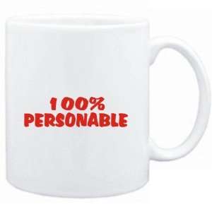 Mug White  100% personable  Adjetives 