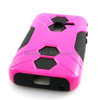 Pink Dual Flex Hard Case Cover For Samsung Conquer 4G  