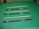 WHOLESALE LOT OF 3 CUES WITH SCORPIONS pool billiards CARLSCUES  