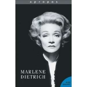  Apropos Marlene Dietrich (Apropos) (9783801503420) Books