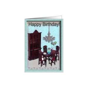  Birthday Party Invitation / 85 years old / Blue Room Card 