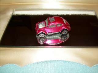 Rare Vintage Pink Custom Volkswagen Bug Redline Hot Wheel  