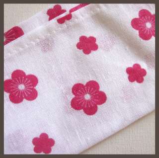 Japanese Plum Flower Thin Cotton Towel / Table Cloth  