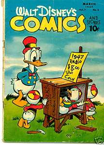 1947 DELL COMIC, WALT DISNEYS COMICS & STORIES #78  