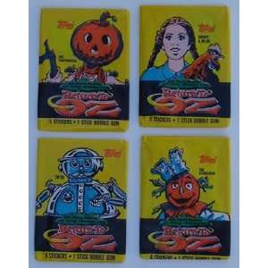  Return To Oz Unopened Collecter`s Card (4 Different) Wax 