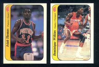 1986 87 Fleer Basketball Stickers w/Michael Jordan Rookie  