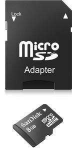 NEW 8GB MicroSD Memory Card+SD Adapter for Pandigital Planet 7 
