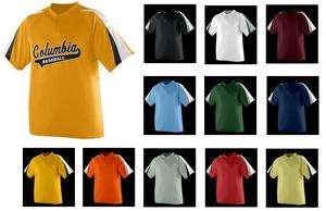 Color Two Button Wicking Baseball/Softball Jerseys  
