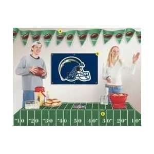  San Diego Chargers   Party/Decorating Kit including 2ft x 