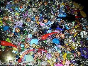 MEGA MIX LOT Jewelry Making Finding Bead Soup Supplies Charm Metal 