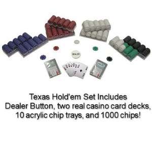  Trademark Global 10 1080 1k Suited Poker Chips Texas Hold 