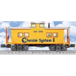  LIONEL O GAUGE TRAINS CHESSIE SYSTEM NORTHEASTERN CABOOSE 