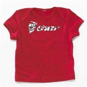   Motocross Infant Loud N Proud T Shirt   18 24 Months/Red Automotive